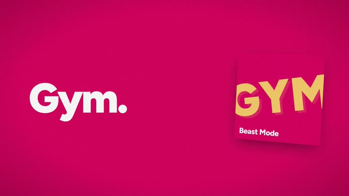 Pink Gym mood card